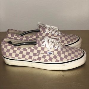 VANS AUTHENTIC DX44 CHECKBOARD CHALK PINK & WHITE